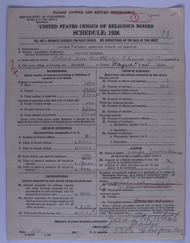 Scan of Polish National Catholic Church of America: 73