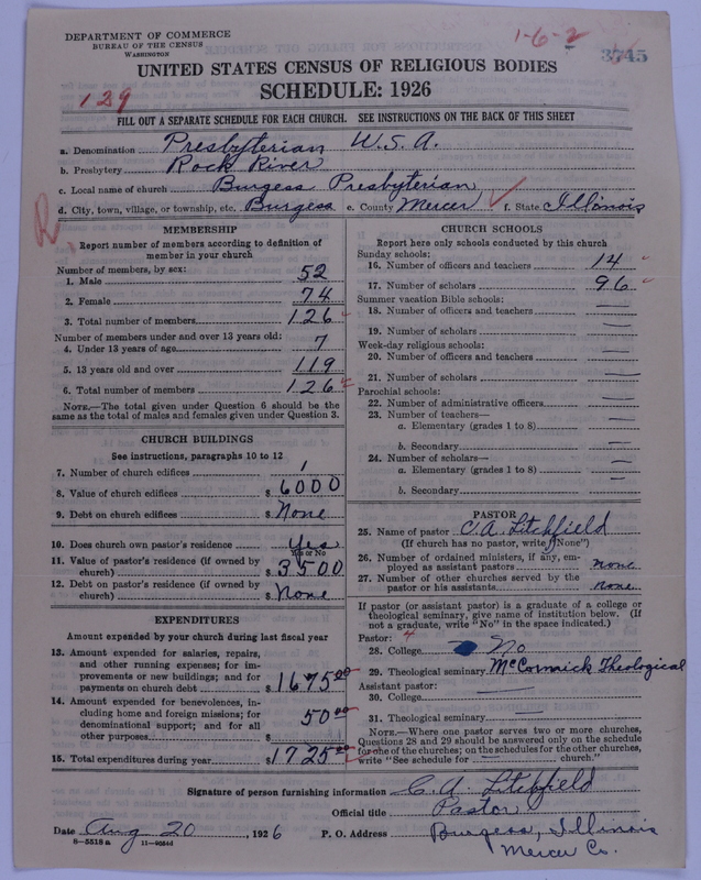Scan of Presbyterian Church in the United States of America: 3745