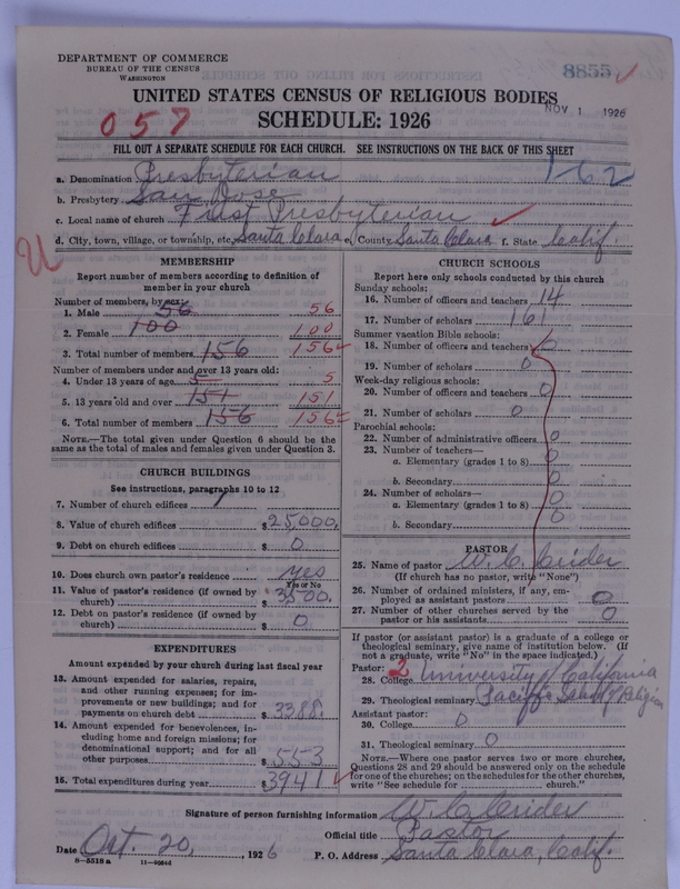 Scan of Presbyterian Church in the United States of America: 8855