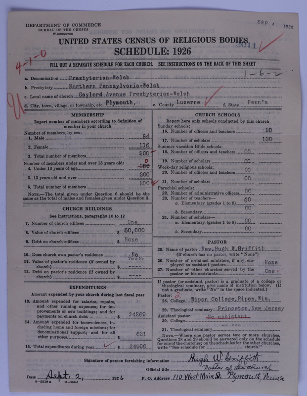 Scan of Presbyterian Church in the United States of America: 2011