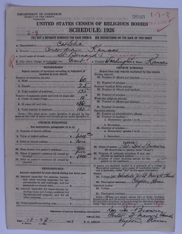 Scan of Roman Catholic Church: 2053