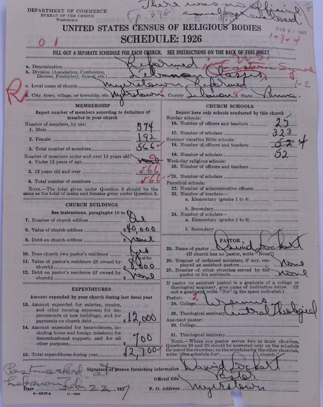 Scan of Reformed Church in the United States: 475