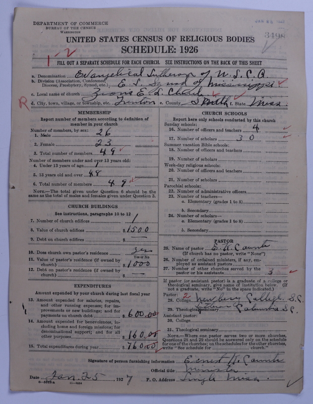 Scan of United Lutheran Church in America: 3498