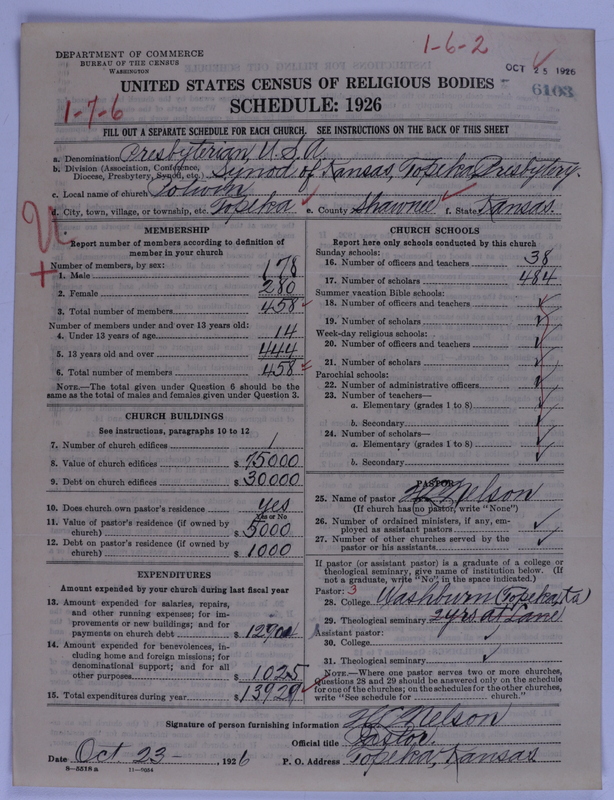 Scan of Presbyterian Church in the United States of America: 6103