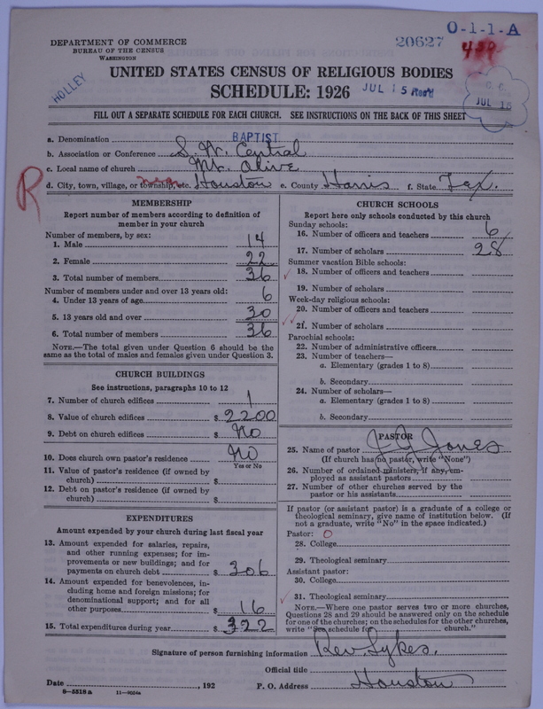 Scan of Negro Baptists: 20627