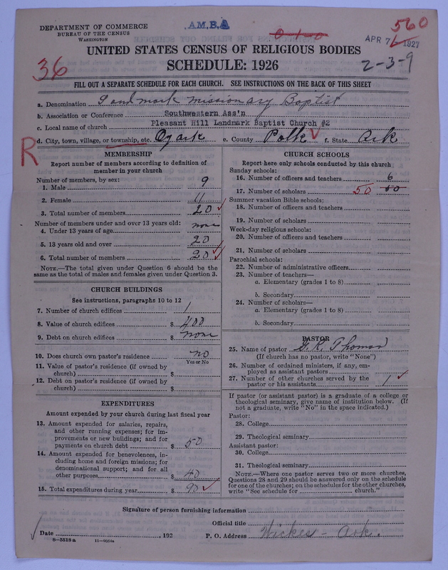 Scan of Landmark Baptist of America: 560