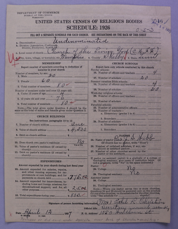 Scan of Church of the Living God, Christian Workers for Fellowship: 46