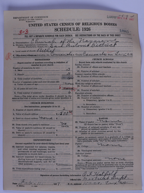 Scan of Church of the Nazarene: 1083