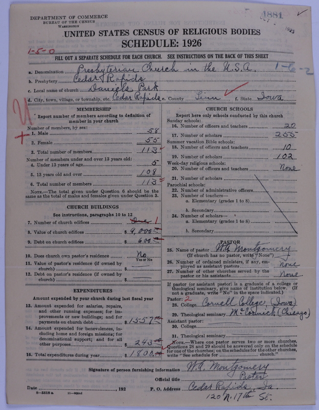 Scan of Presbyterian Church in the United States of America: 4881