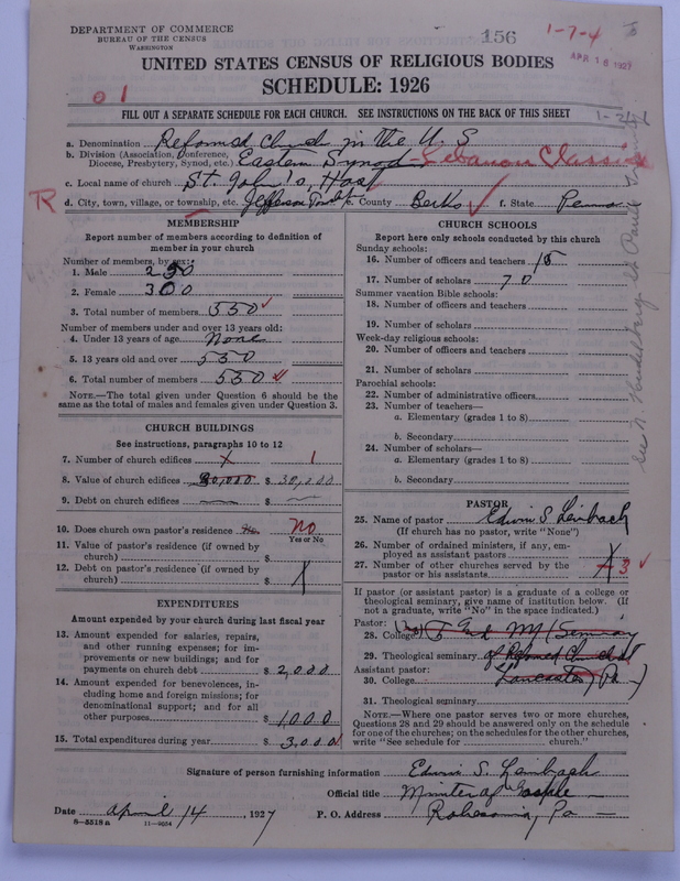 Scan of Reformed Church in the United States: 156