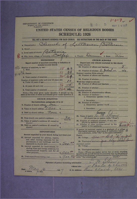 Scan of Church of the Lutheran Brethren of America: 5