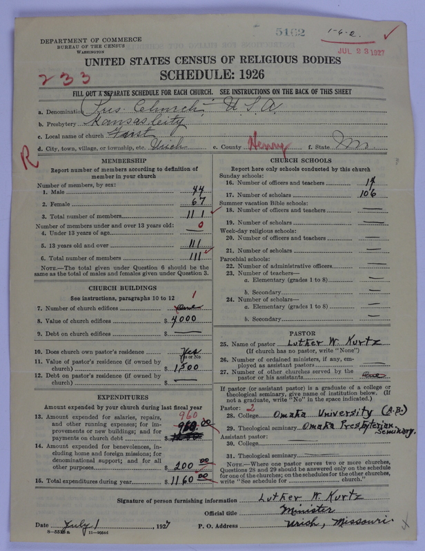 Scan of Presbyterian Church in the United States of America: 5162