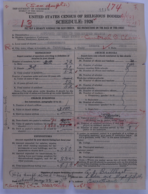 Scan of Reformed Church in the United States: 1118
