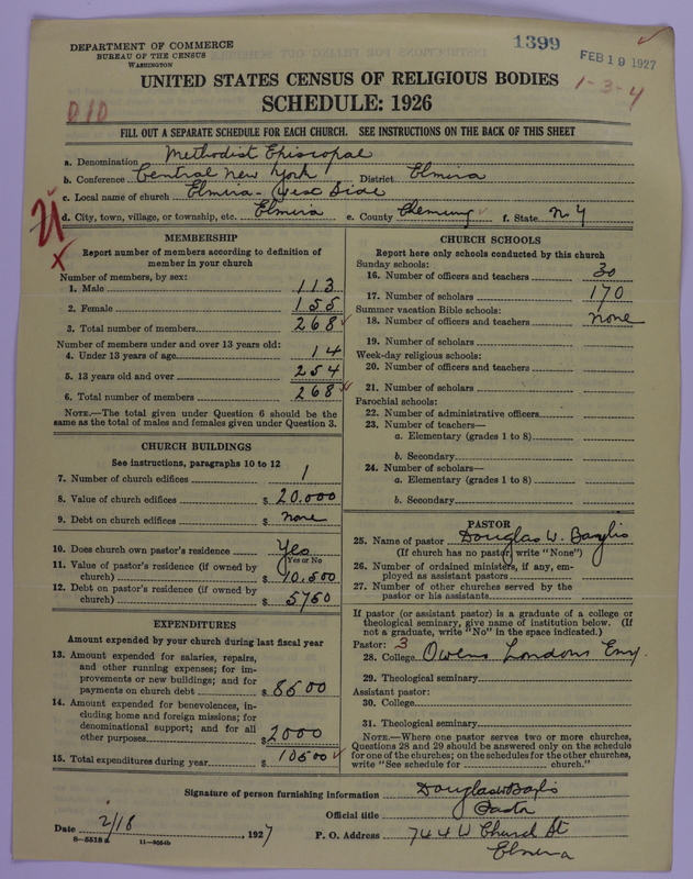 Scan of Methodist Episcopal Church: 1399