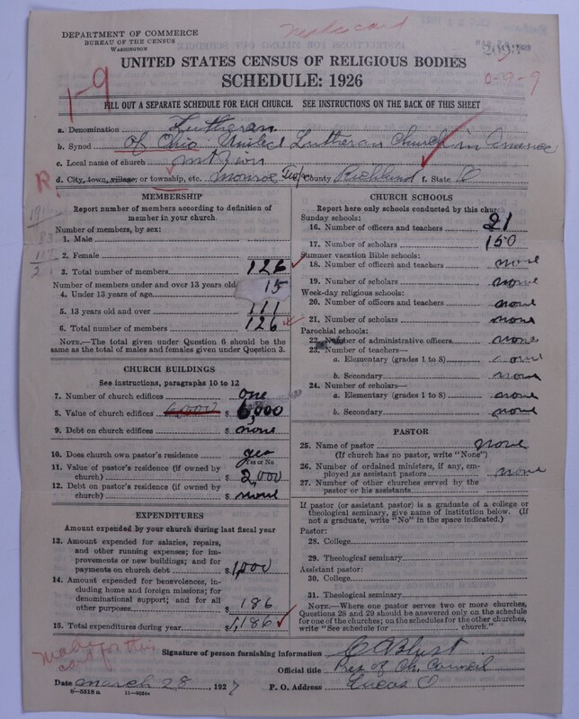 Scan of United Lutheran Church in America: 2093