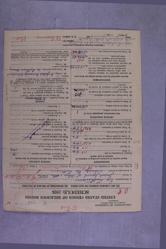Scan of Synod of the Reformed Presbyterian Church of North America: 189