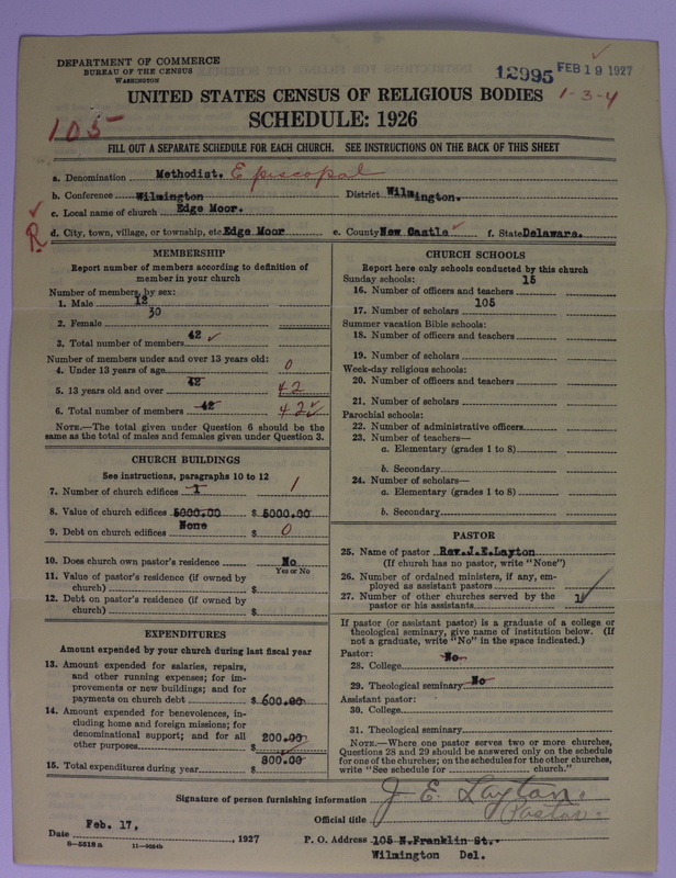 Scan of Methodist Episcopal Church: 12995