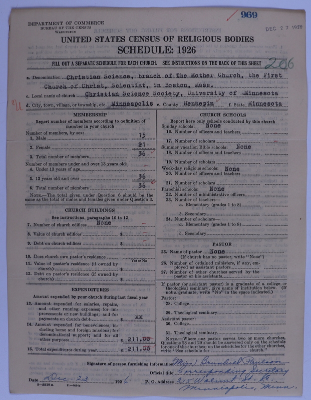 Scan of Church of Christ, Scientist: 969