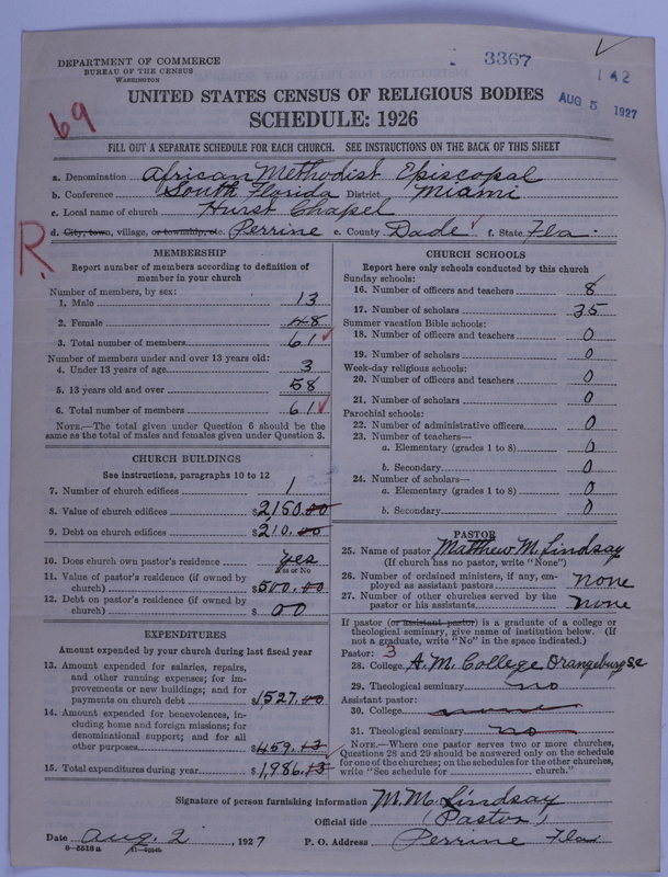 Scan of African Methodist Episcopal Church: 3367