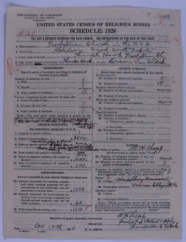 Scan of Presbyterian Church in the United States of America: 5581