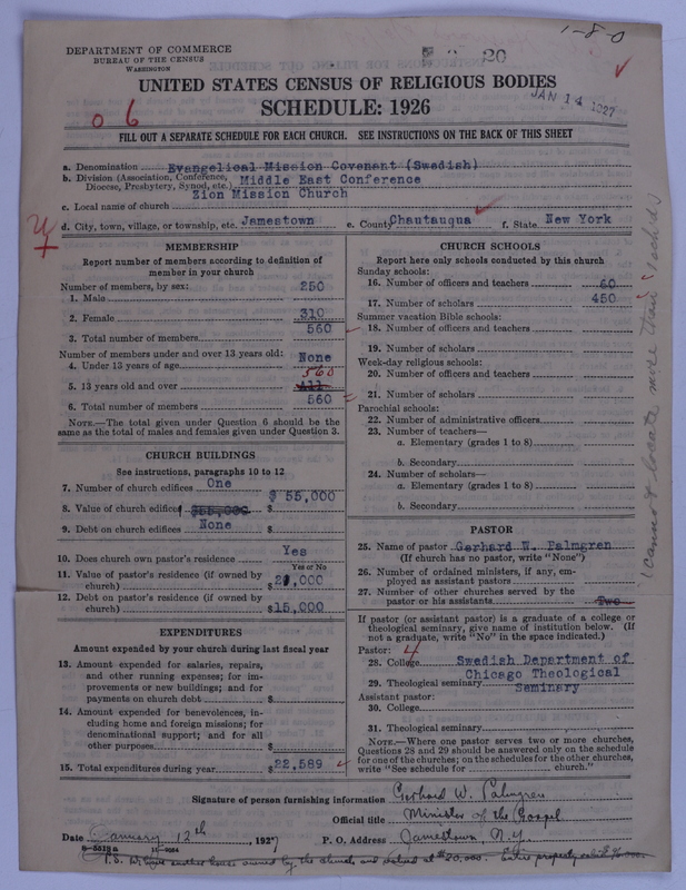 Scan of Swedish Evangelical Mission Covenant of America: 20