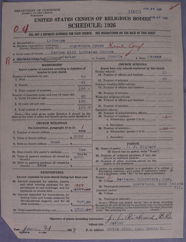Scan of Evangelical Lutheran Augustana Synod of North America: 1025