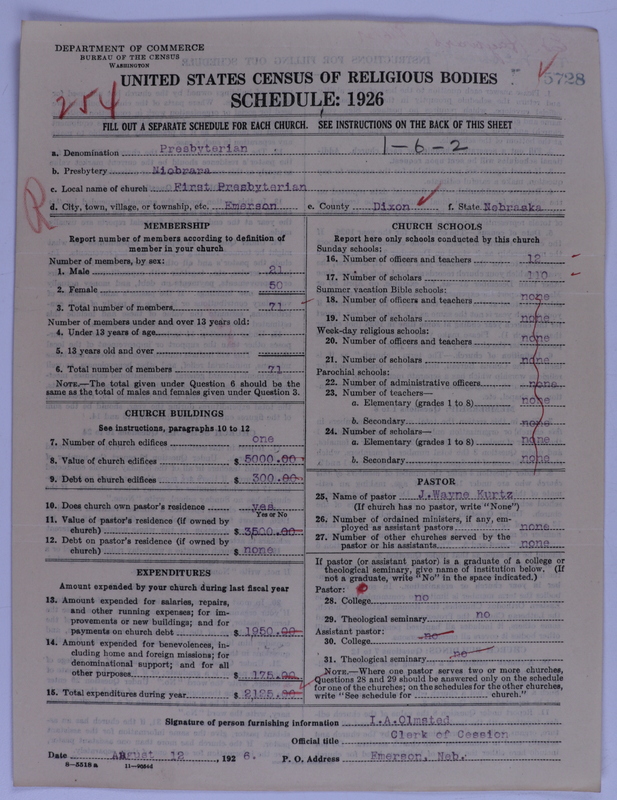 Scan of Presbyterian Church in the United States of America: 5728