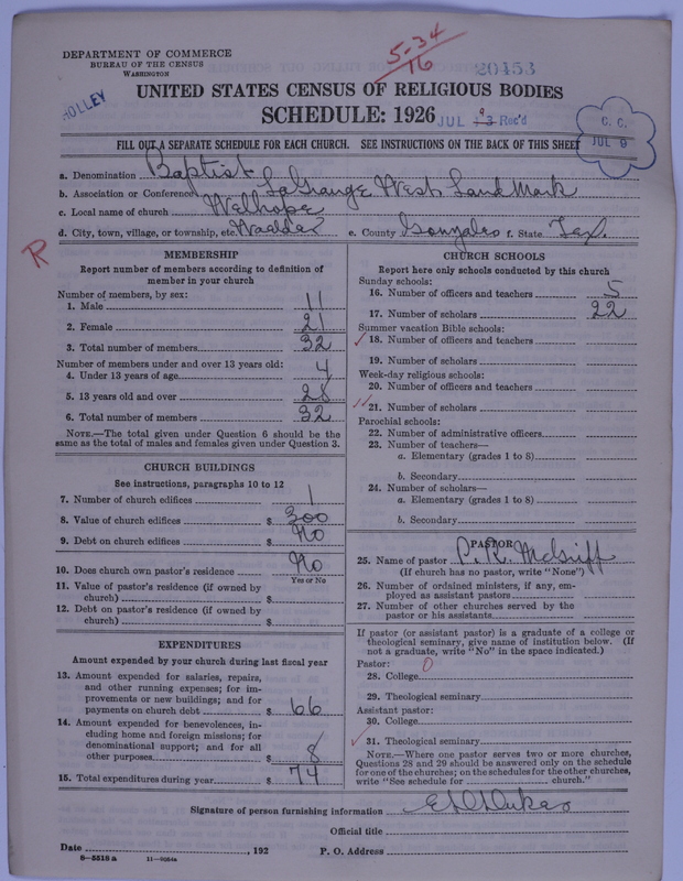 Scan of Negro Baptists: 20453