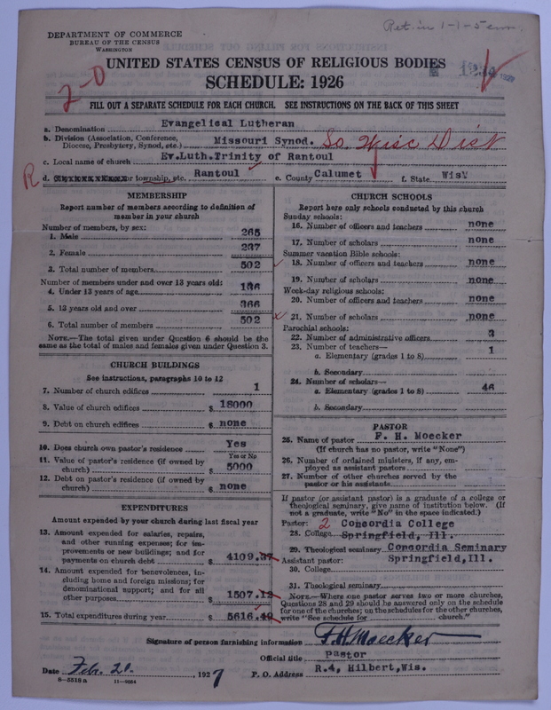 Scan of Evangelical Lutheran Synodical Conference of America: Evangelical Lutheran Synod of Missouri, Ohio, and Other States: 1234