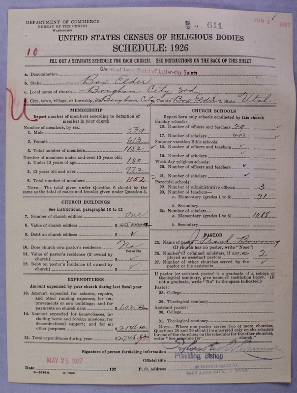 Scan of Church of Jesus Christ of Latter-day Saints: 611