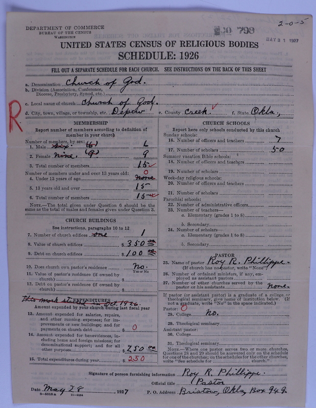 Scan of Church of God (Headquarters, Anderson, Ind.): 798