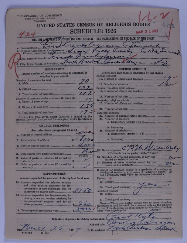 Scan of Presbyterian Church in the United States of America: 5571