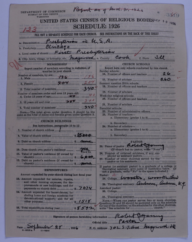 Scan of Presbyterian Church in the United States of America: 3519