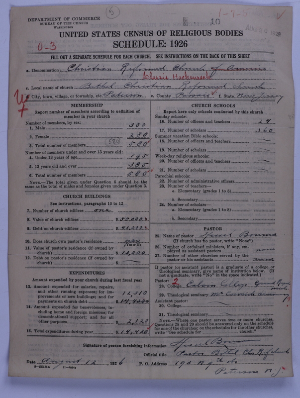 Scan of Christian Reformed Church: 10