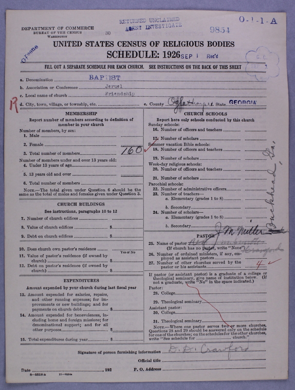 Scan of Negro Baptists: 9854