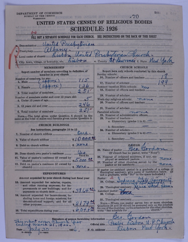 Scan of United Presbyterian Church of North America: 70