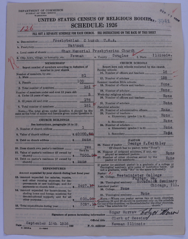 Scan of Presbyterian Church in the United States of America: 3541