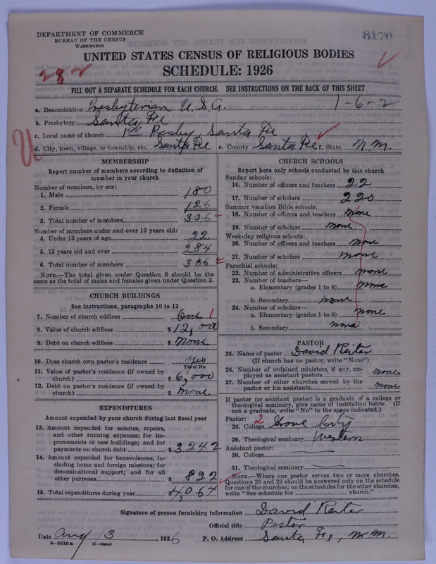Scan of Presbyterian Church in the United States of America: 8170