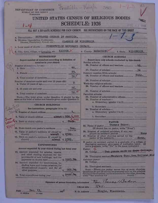 Scan of Reformed Church in America: 580