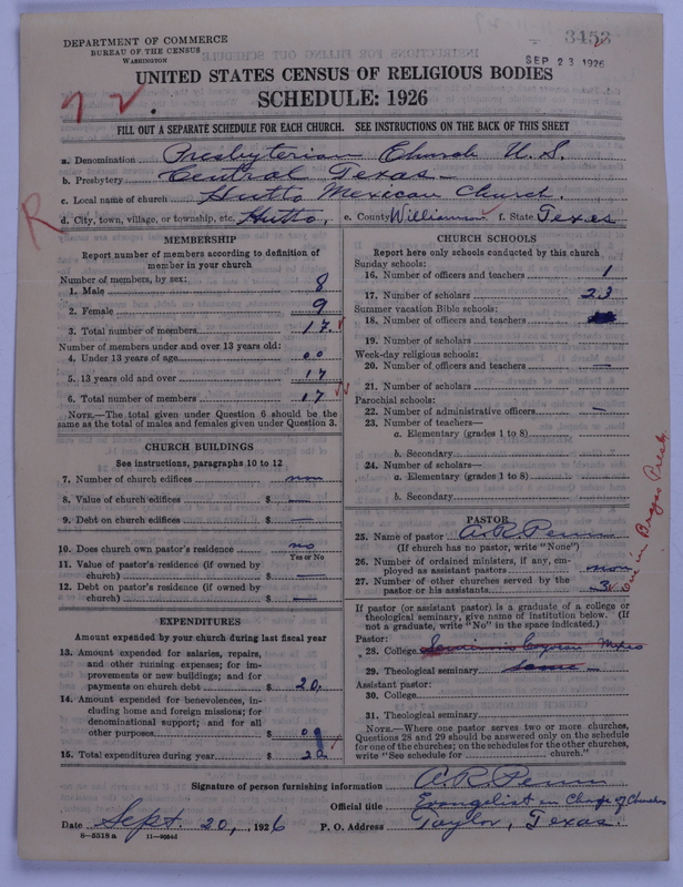 Scan of Presbyterian Church in the United States: 3453