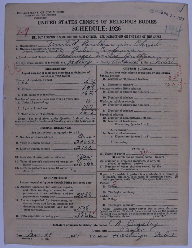 Scan of Church of the United Brethren in Christ: 2064
