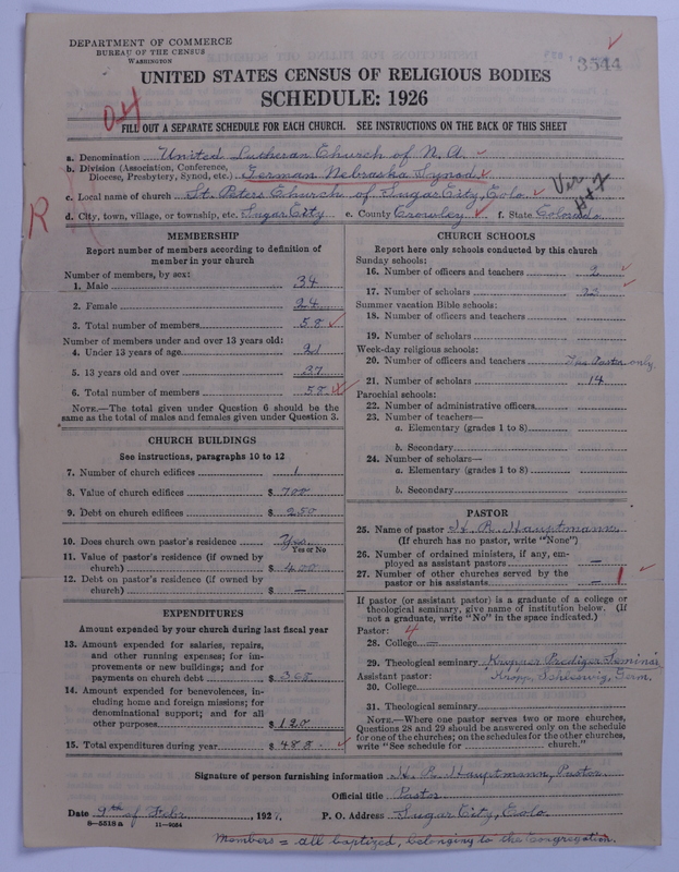 Scan of United Lutheran Church in America: 3544