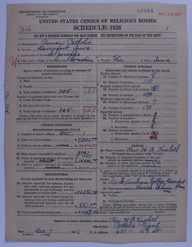 Scan of Roman Catholic Church: 11944