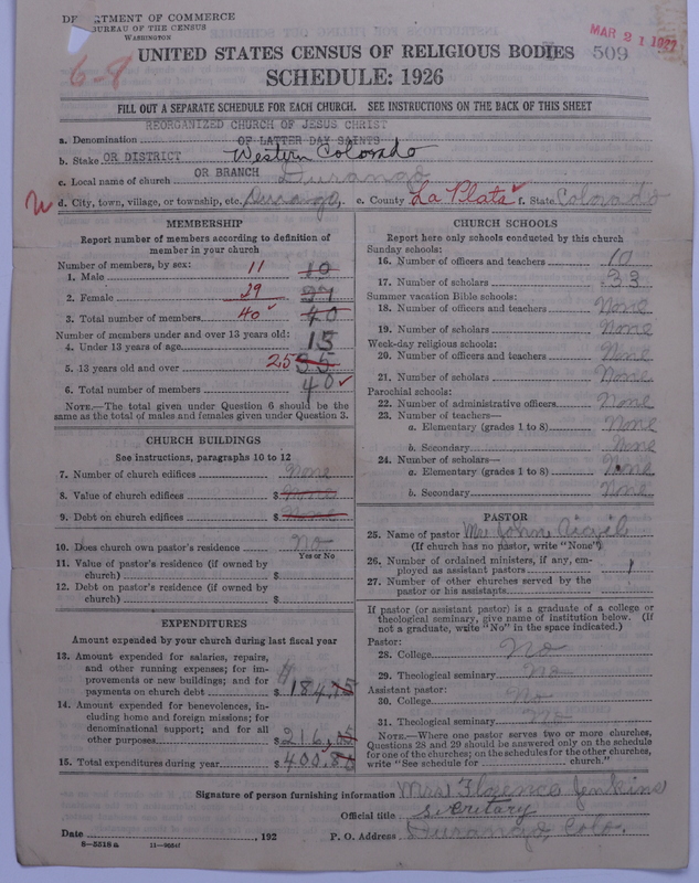 Scan of Reorganized Church of Jesus Christ of Latter Day Saints: 509