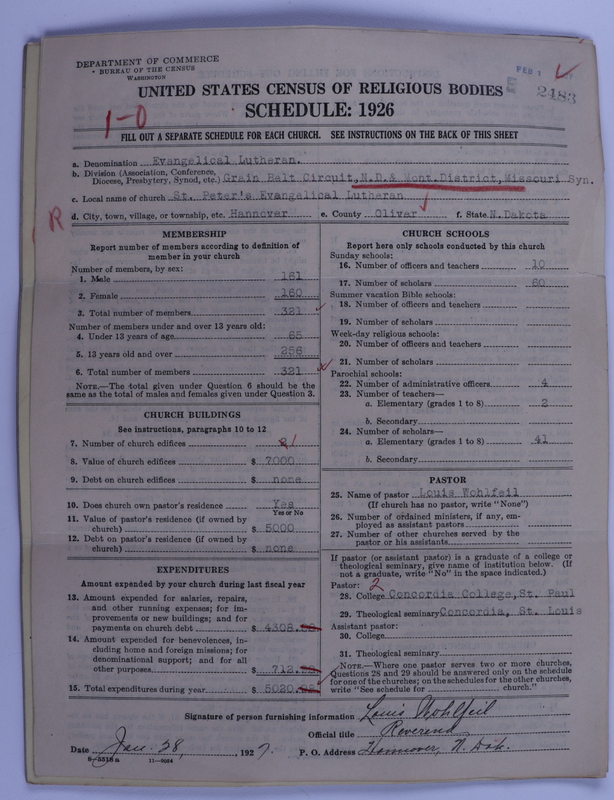 Scan of Evangelical Lutheran Synodical Conference of America: Evangelical Lutheran Synod of Missouri, Ohio, and Other States: 2483
