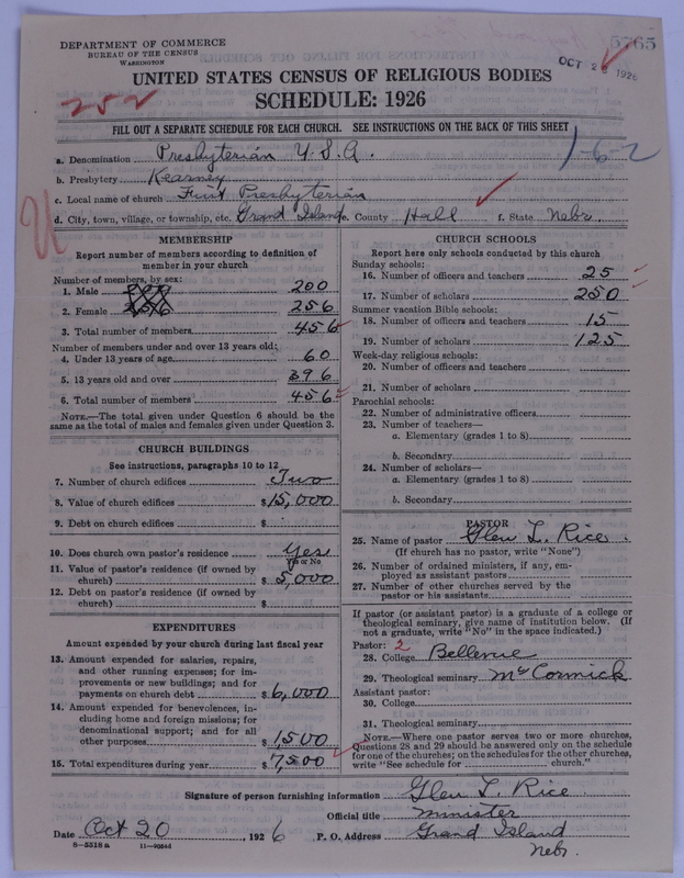 Scan of Presbyterian Church in the United States of America: 5765