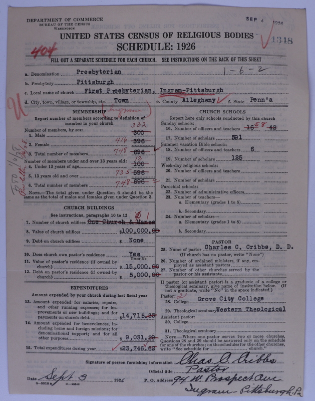 Scan of Presbyterian Church in the United States of America: 1348