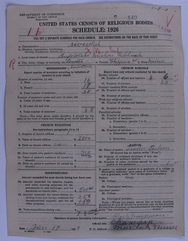 Scan of Swedish Evangelical Mission Covenant of America: 149