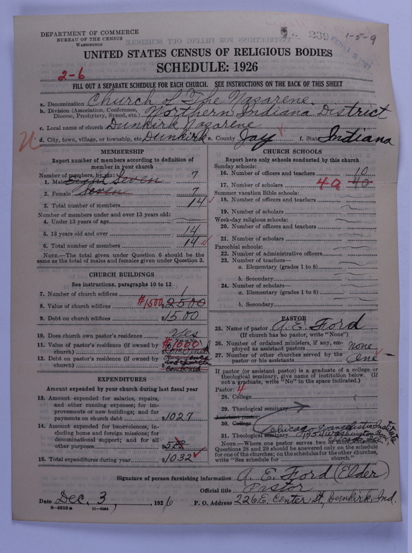 Scan of Church of the Nazarene: 239