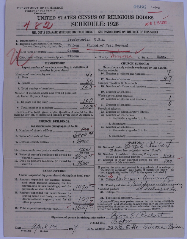 Scan of Presbyterian Church in the United States of America: 4666
